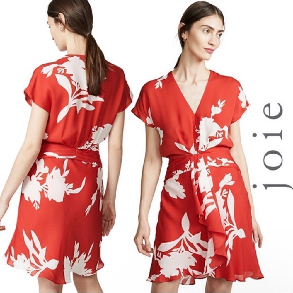 Joie Ashleena Silk Pleated Dress